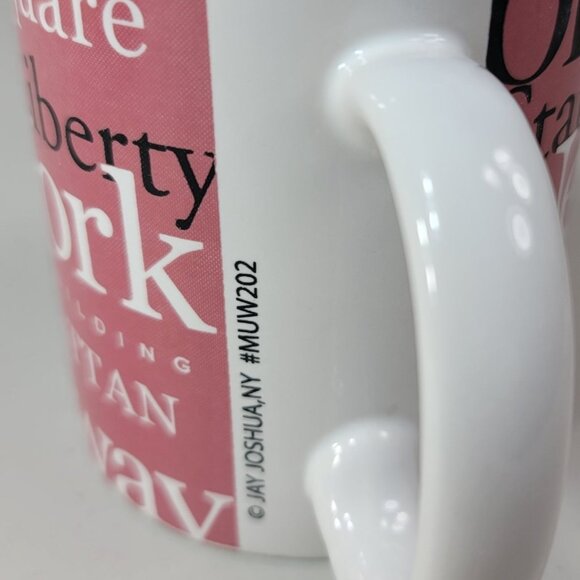 2/$15 Jay Joshua New York Landmarks Mug Empire State Liberty Big Apple Souvenir - Picture 7 of 11